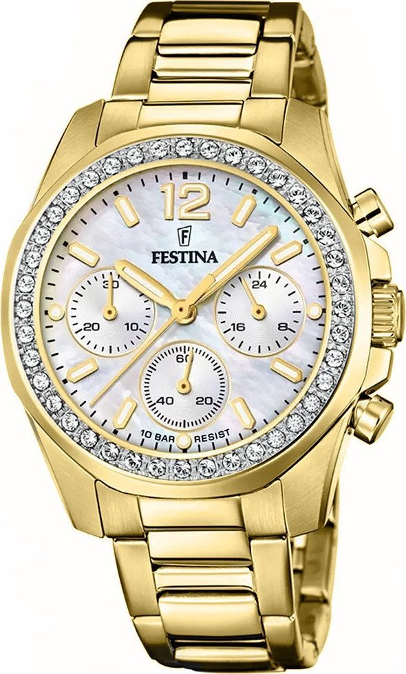 Zegarek Festina Zegarek damski Festina F20609-1 złoty