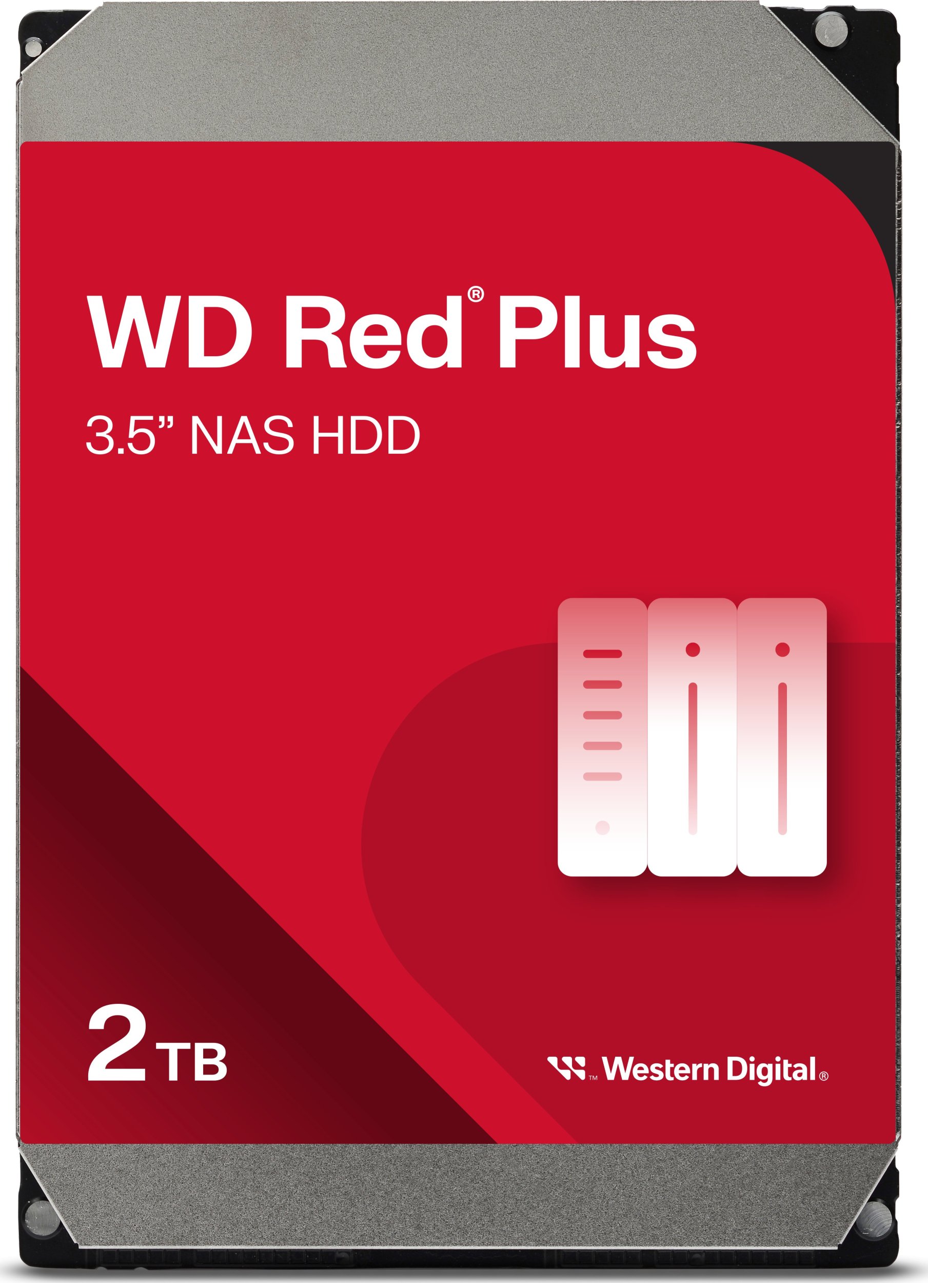 Dysk serwerowy WD Red Plus 2TB 3.5'' SATA III (6 Gb/s) (WD20EFPX)
