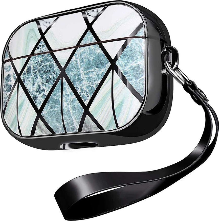 Alogy Etui ochronne 360 do Apple AirPods Pro czarno-niebieskie