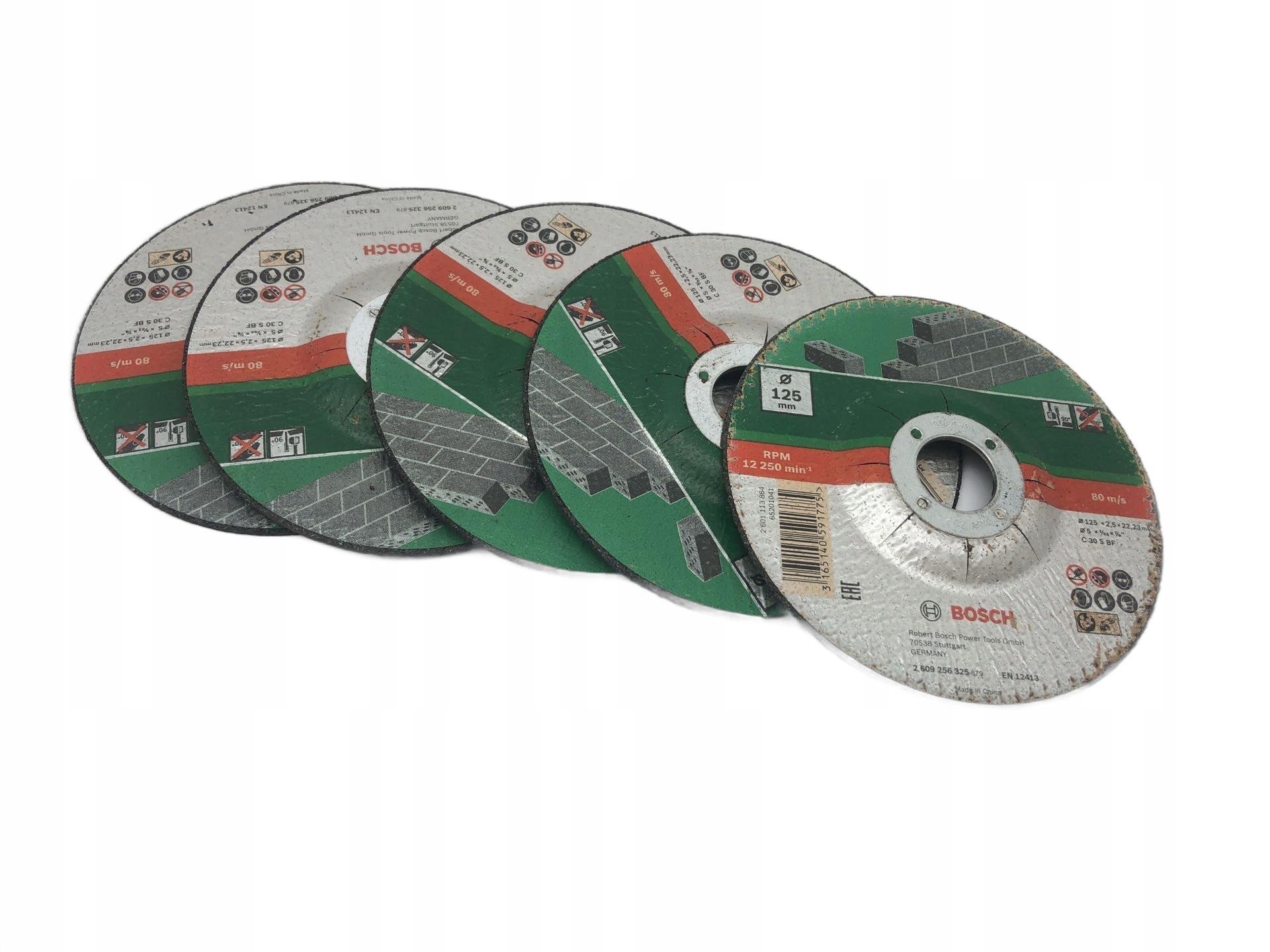 SET TARCZ KORUNDOWYCH 5 SZT STONE 125MM