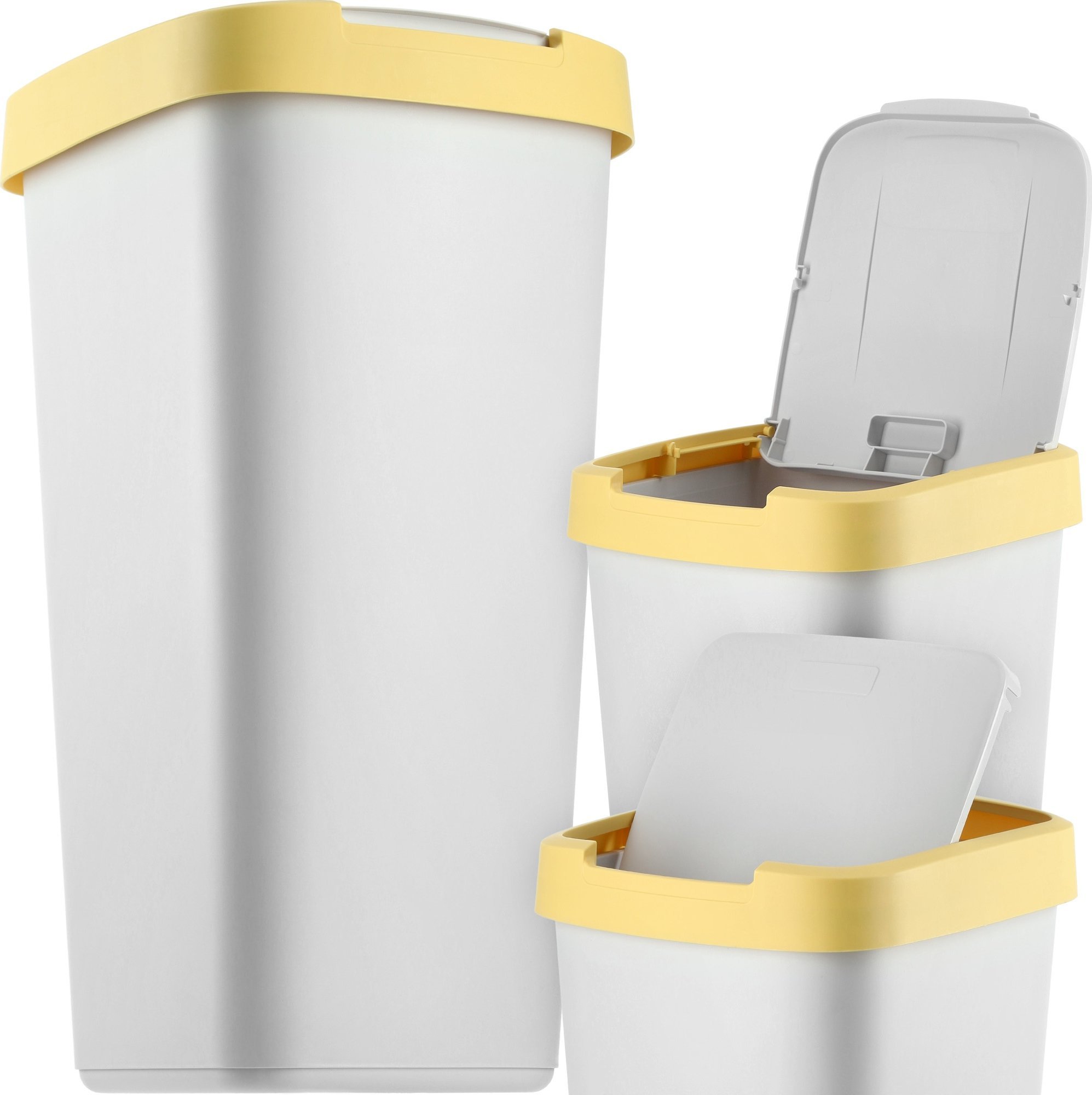 Kosz na śmieci Kadax KADAX Kosz Na Śmieci 25L Pojemnik Do Segregacji Odpadów Kubeł Śmietnik