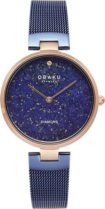 Zegarek OBAKU Zegarek damski Obaku Denmark V256LHVLML-DLPD niebieski