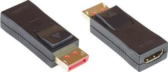 Adapter AV Alcasa Alcasa HDMI-DP14G zmieniacz płci / kabli Displayport Czarny