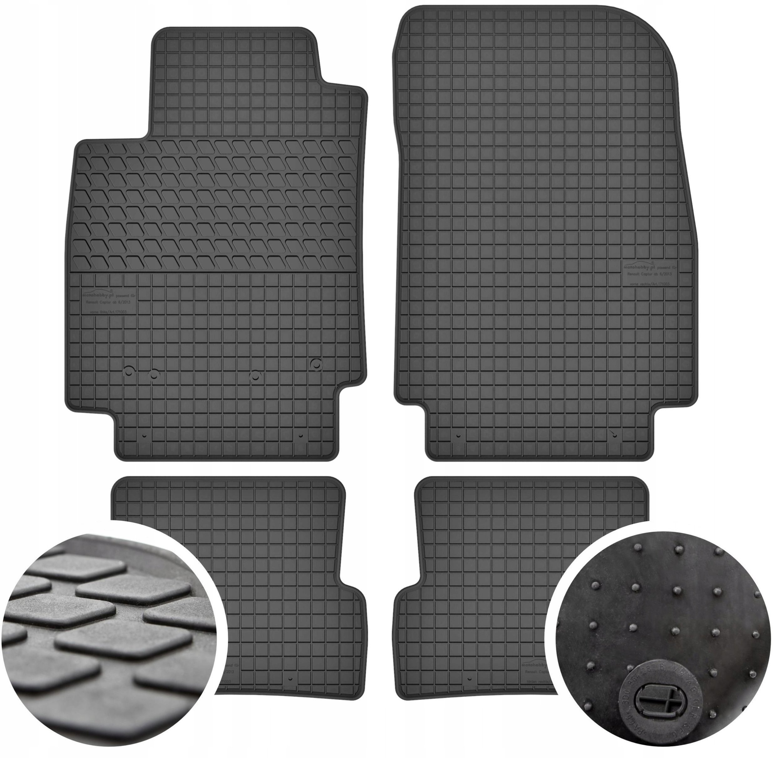 Dywaniki gumowe do Renault Captur