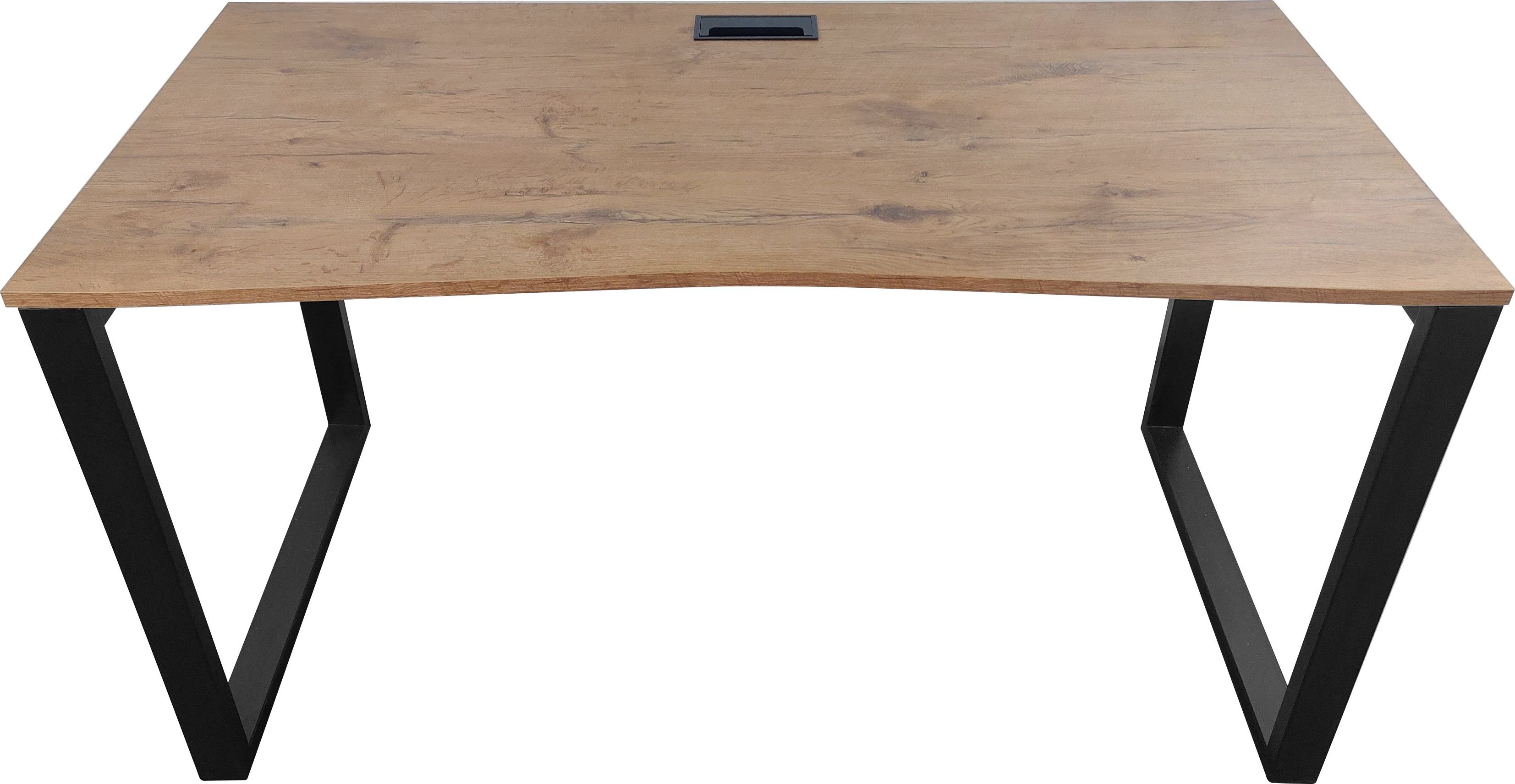 Biurko Zdesk Loft Czarno-Brązowe 138 cm x 68 cm