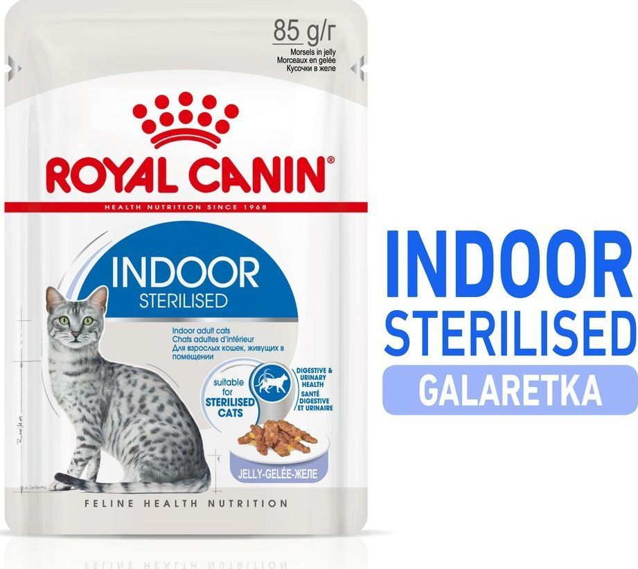 Royal Canin ROYAL CANIN Indoor Sterilised Jelly saszetka 12x85g