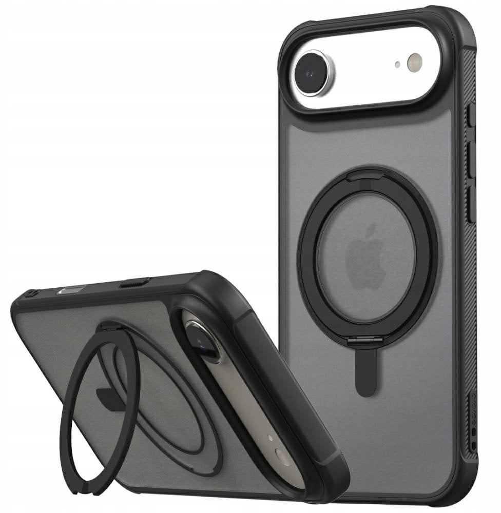 Araree Duple M Stand MagSafe Case for iPhone 17 Air Black