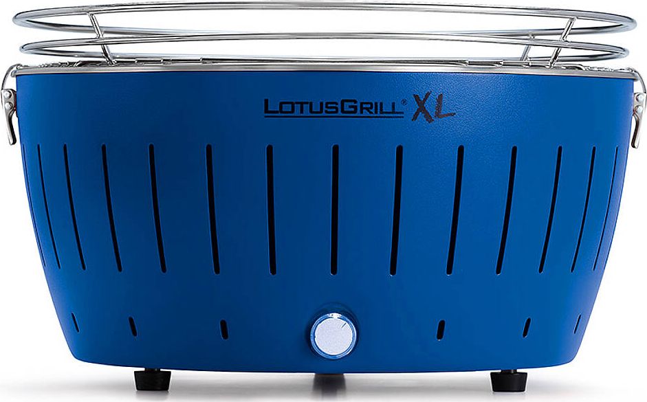 LotusGrill Grill ogrodowy Węglowy XL 40 cm x 40 cm niebieski