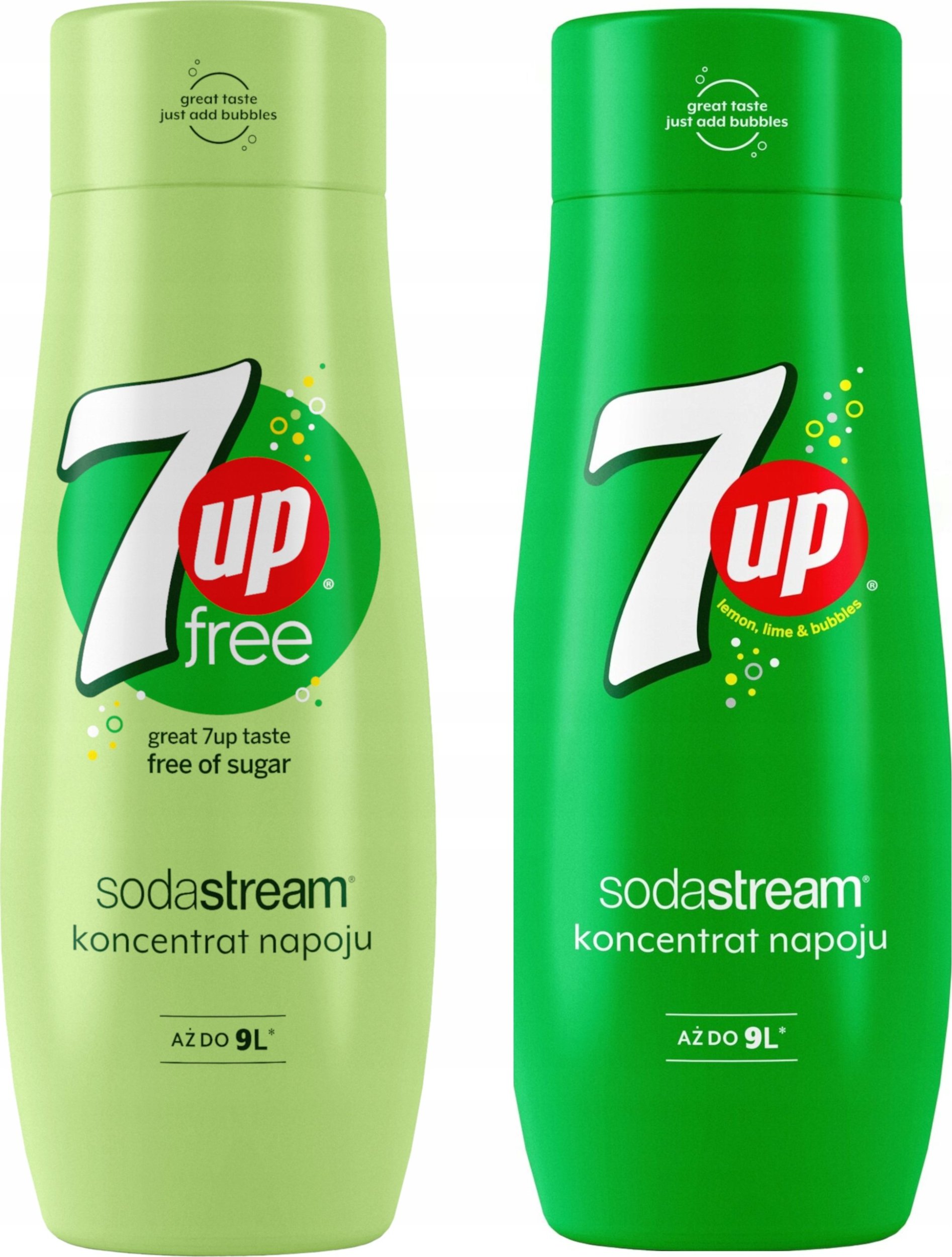 Zestaw 2 koncentratów SodaStream 7UpFREE+7Up