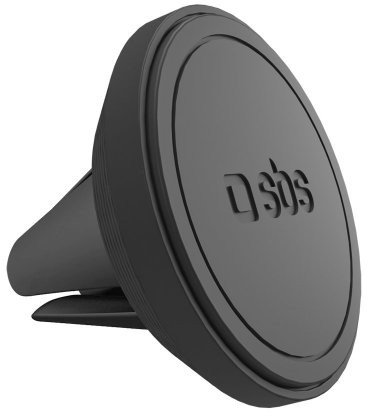 Uchwyt na smartfona SBS TESUPMAGMCLIP kompatybilny z MagSafe, na kratkę nawiewu - czarny