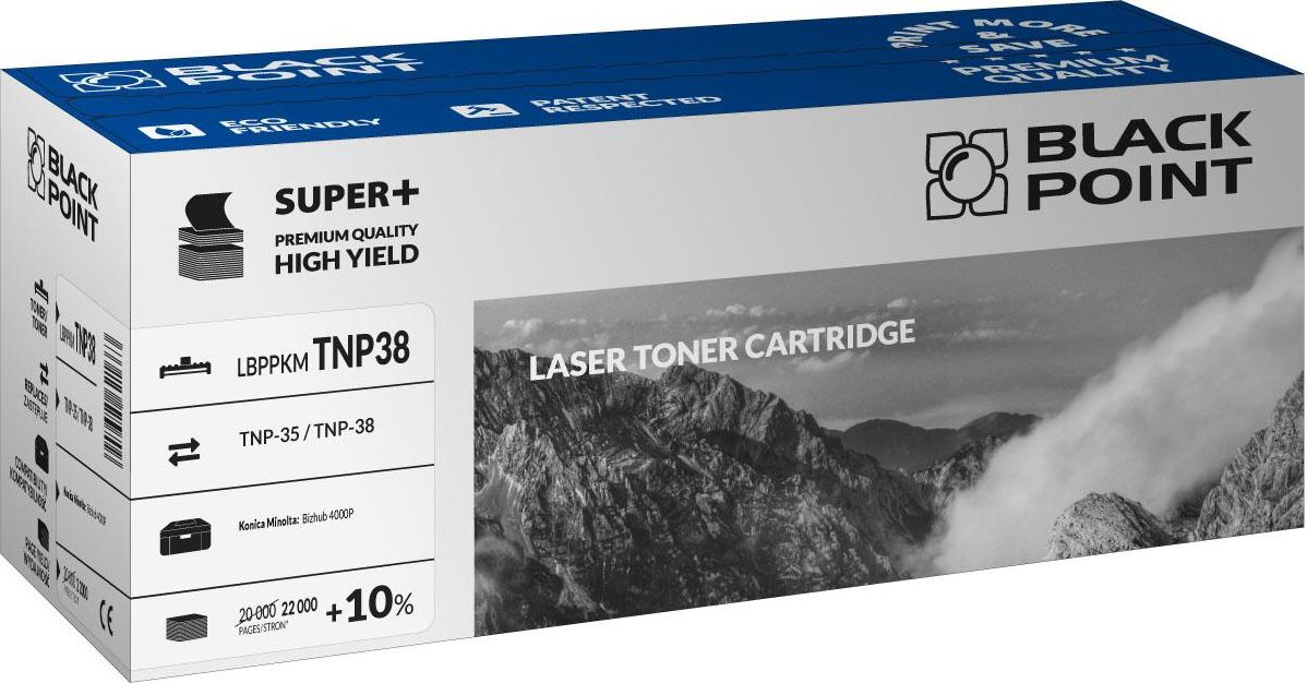 Toner Black Point LBPPKMTNP38 Black Zamiennik TNP-35/TNP-38 (BLK4000BCBW)