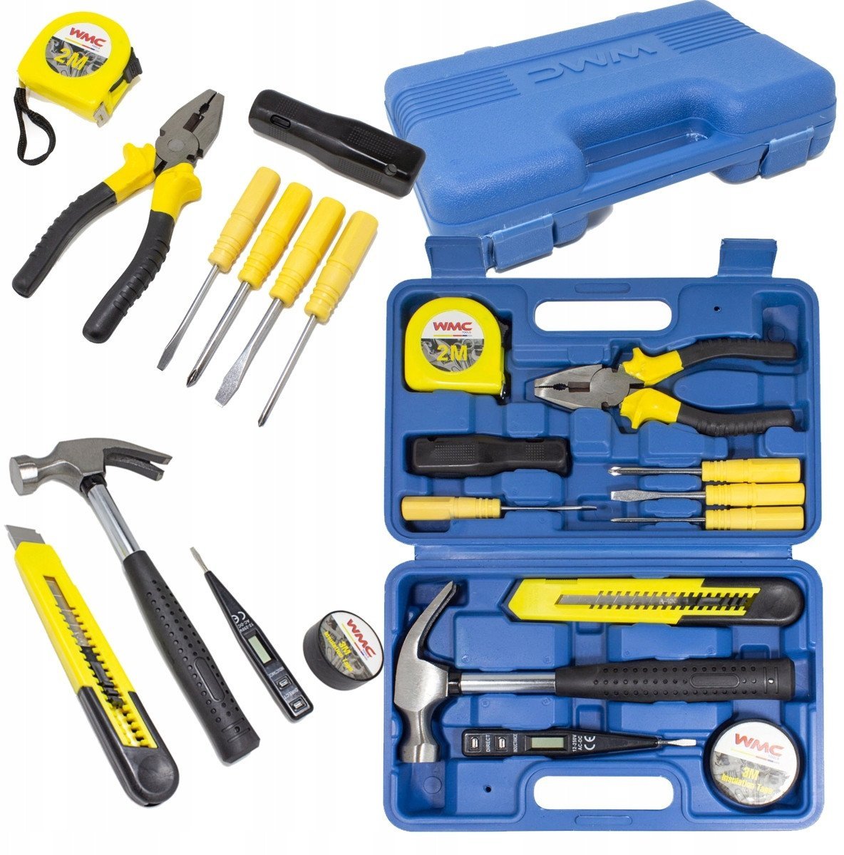 Zestaw narzędziowy 11 el. Kombinerki mł otek śrubokręty