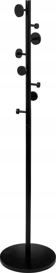 5five Stojący wieszak na ubrania, czarny, 8 haczyków
