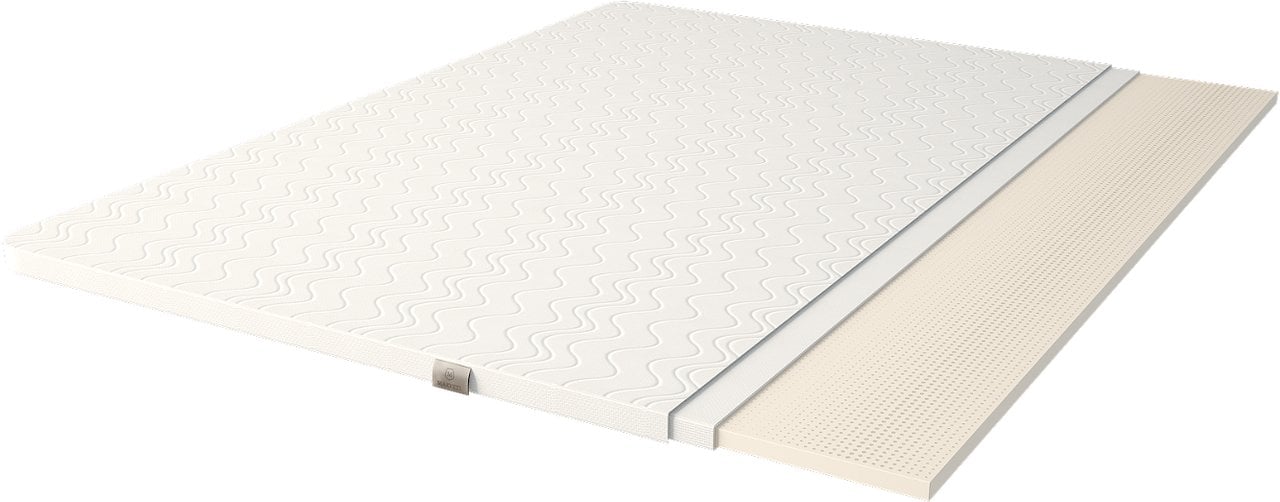 Mattress topper DORMEO ALOE VERA 5 ZONES TOPPER, 160 x 200 x 4 cm, 100% polyester