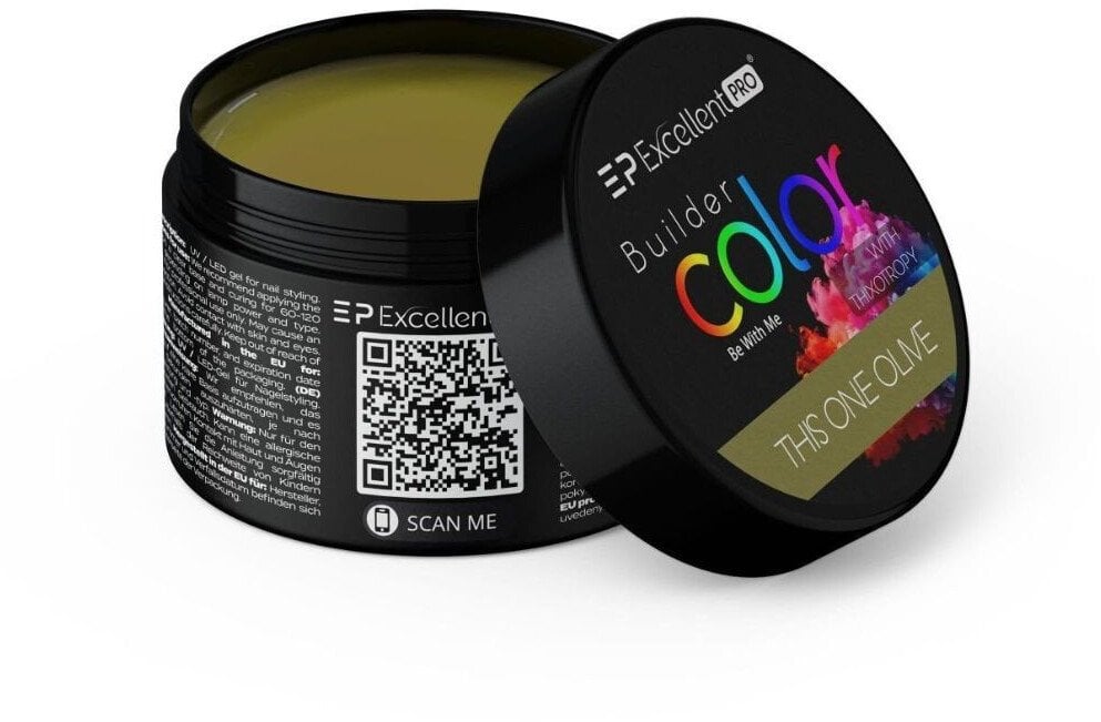 Excellent PRO Builder Color With Thixotropy żel budujący This One Olive 15g