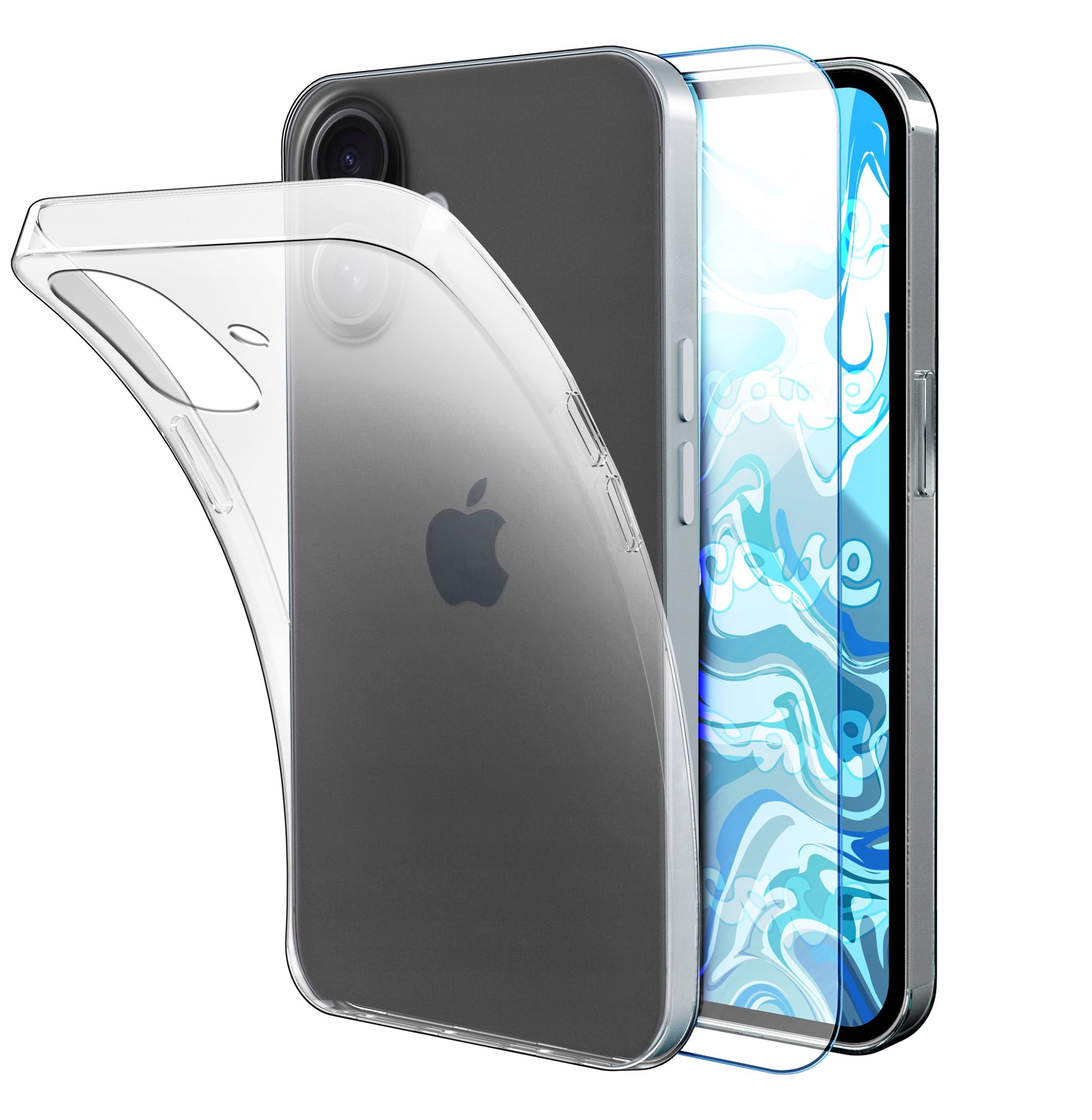 Etui Do Apple iPhone 17 (Przezroczyste, Silikonowe, Obudowa, Case) Szkło