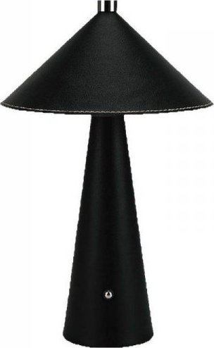 Lampka biurkowa V-TAC Lampka Biurkowa Nocna V-TAC 3W LED 33cm CCT Ładowanie USB-C Ściemnianie Czarna Skóra VT-10117 3000K-6000K 240lm
