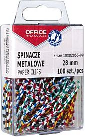 Office Products Spinacze metalowe Zebra 28mm