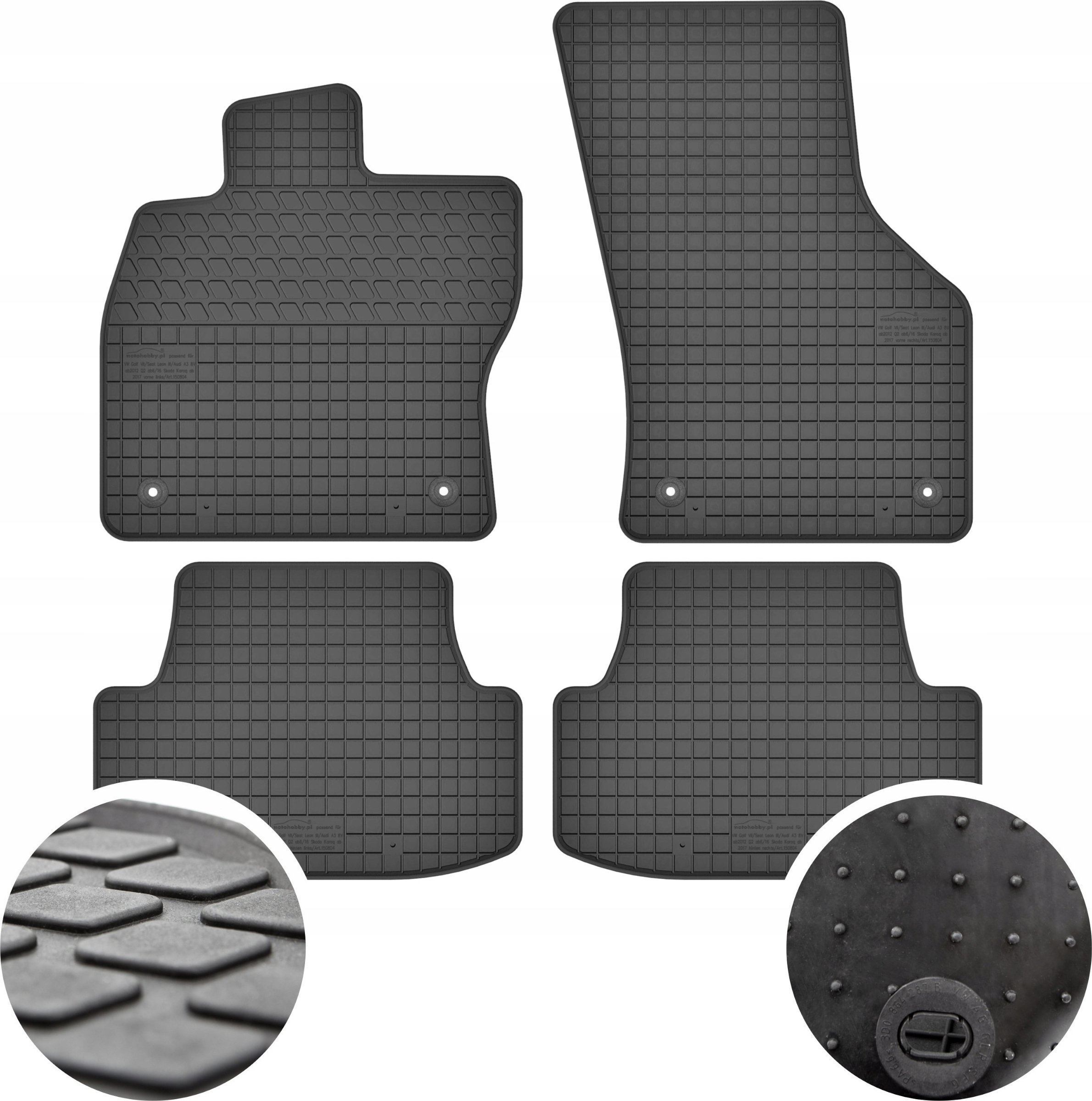 GeyerHosaja Dywaniki gumowe do VW Volkswagen Golf VII