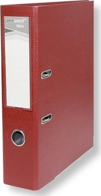 Segregator A4 z okuciem 7,5cm bordowy