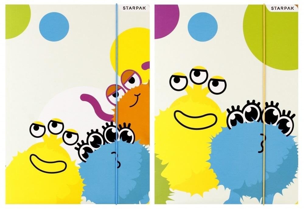 TECZKA Z GUMKA PAP A4 MONSTER STK FOL 10/100