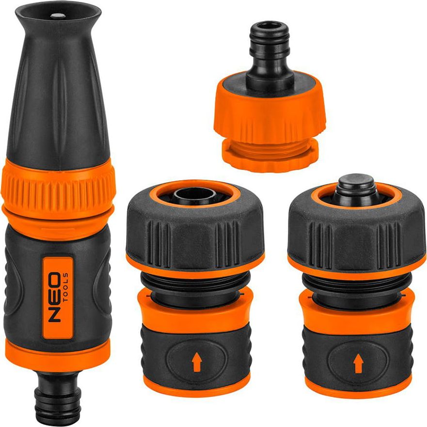 Neo Zestaw 3/4" ze zraszaczem prostym, złaczkami i przyłaczem do kranu 15-711