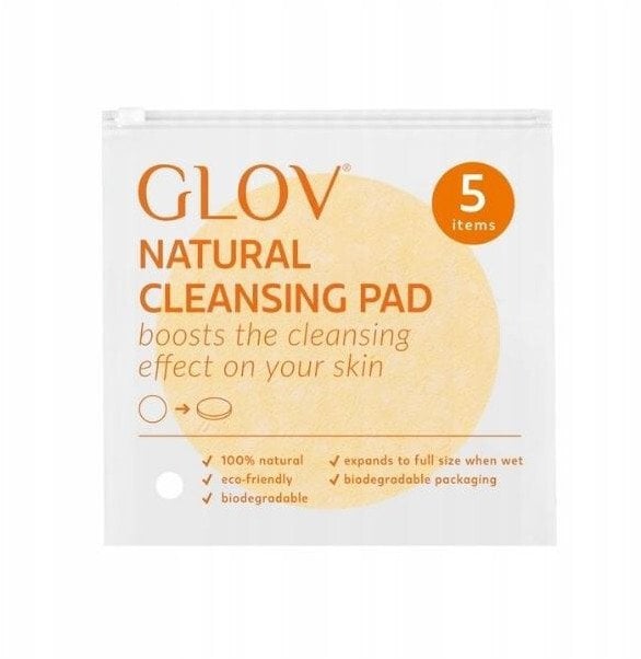 Glov Natural Cleansing Padscelulozowe płatki do oczyszczania twarzy 5szt