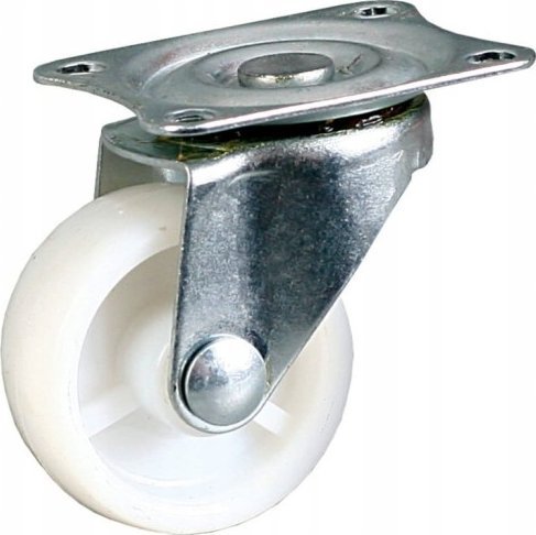 Hensel Koło meblowe skrętne o średnicy 32 mm białe