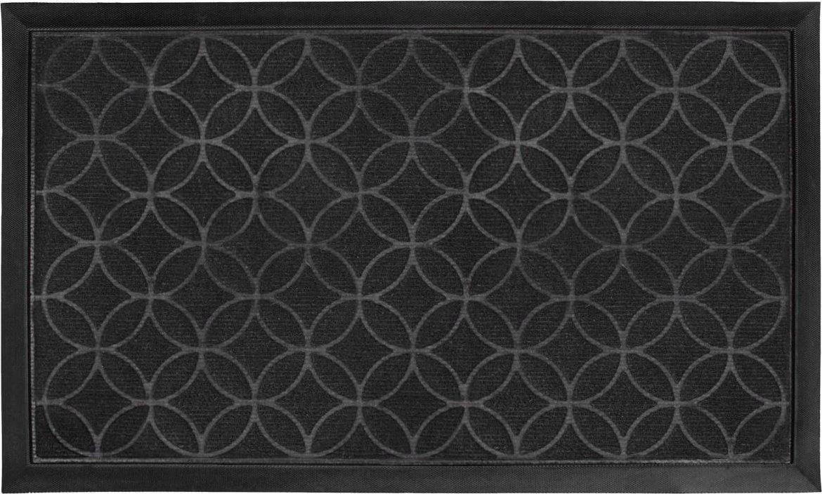 Douceur d`Interieur Wycieraczka gumowa pod drzwi FEUILLES, 45 x 75 cm