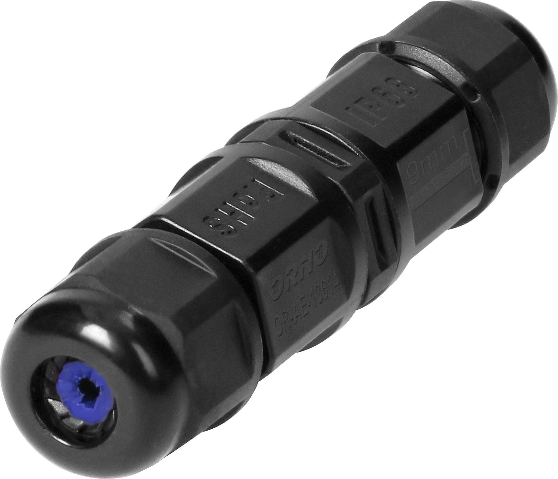 Orno MICRO konektor kablowy prosty, IP68, 2x1,0mm2, 450V/10A, 2 szt.