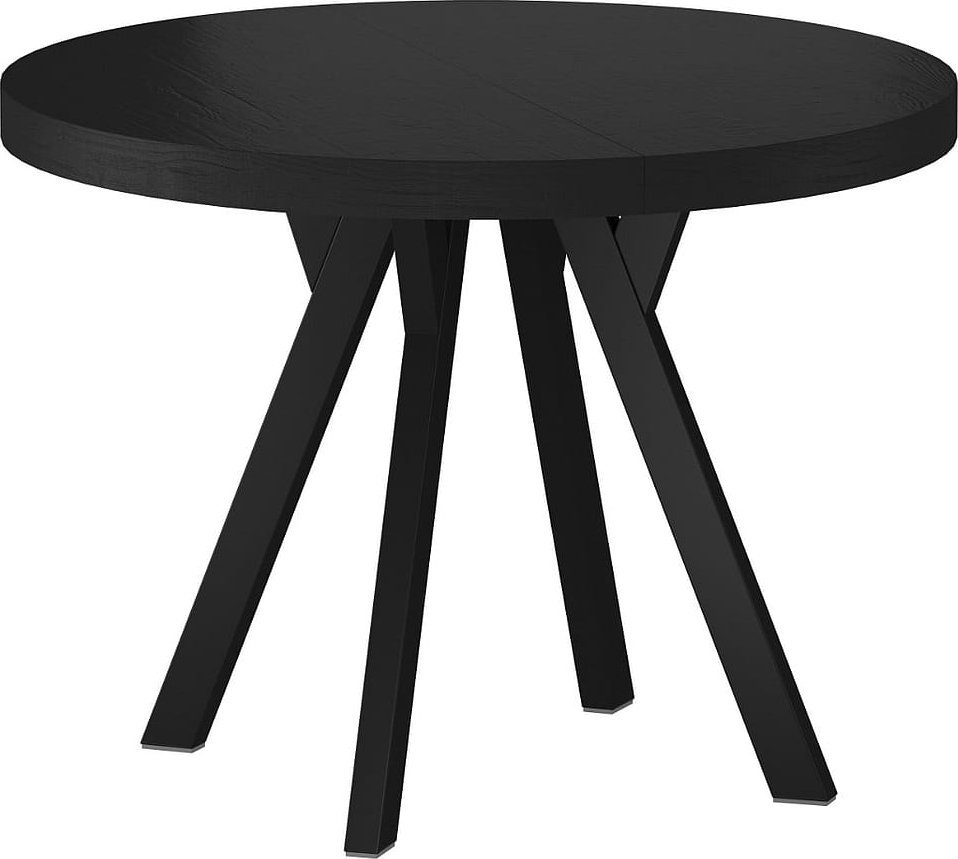 SIGNAL MEBLE Stół rozkładany DOMINGO 100 (100-250) czarny/czarny SIGNAL