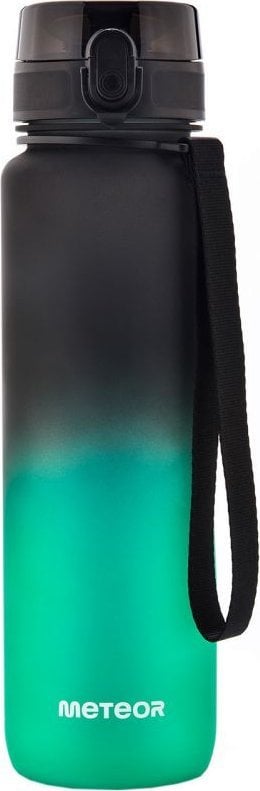 Stepper Meteor Bidon sportowy Meteor 1000 ml czarny/zielony