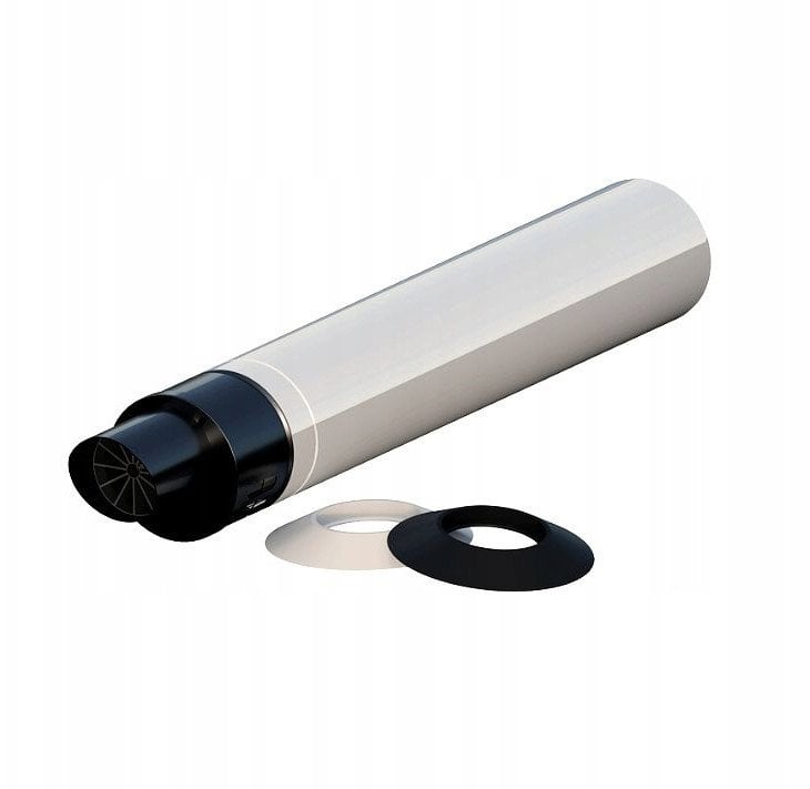 WYJSCIE POZIOME KONC PP-AL+2 ROZETY L855 DN60/100