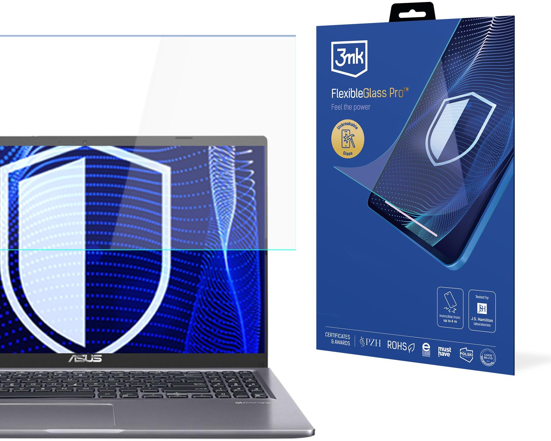 ASUS VIVOBOOK 15 - UP TO 17 3MK FLEXIBLEGLASS PRO