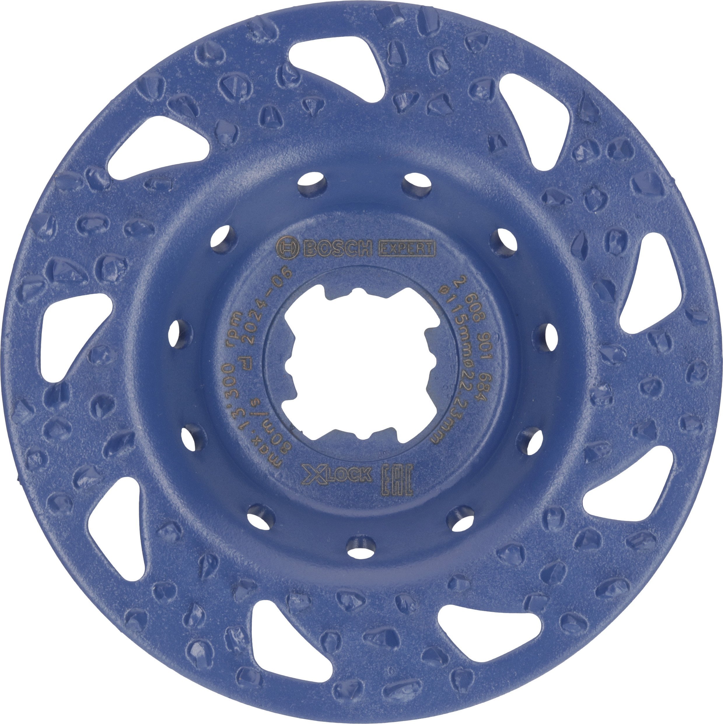 GARNKOWA TARCZA SZLIF. Ø115 X-LCK coa. f