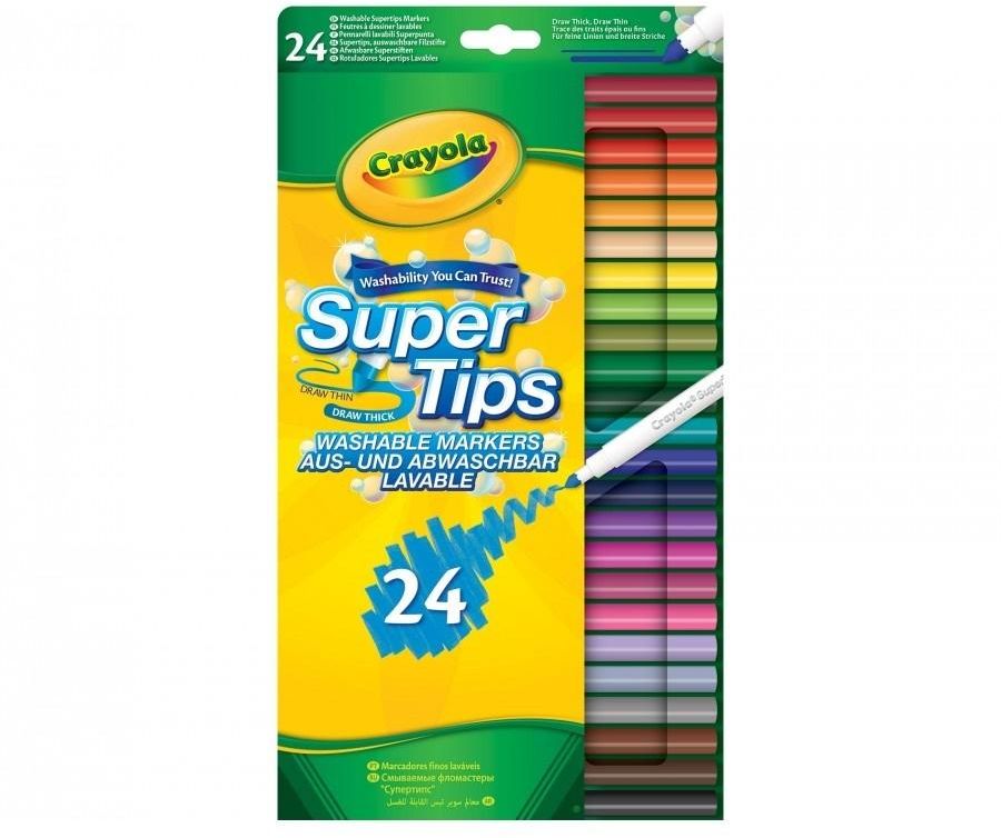Crayola Flamastry spieralne 24 kolory (268854)
