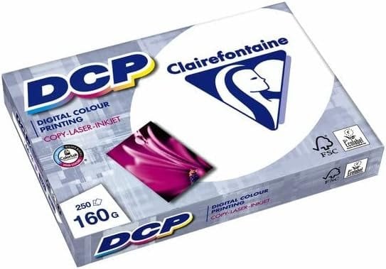 Papir til farveprint clairefontaine dcp, a4, 1842, 160 g, 250 ark