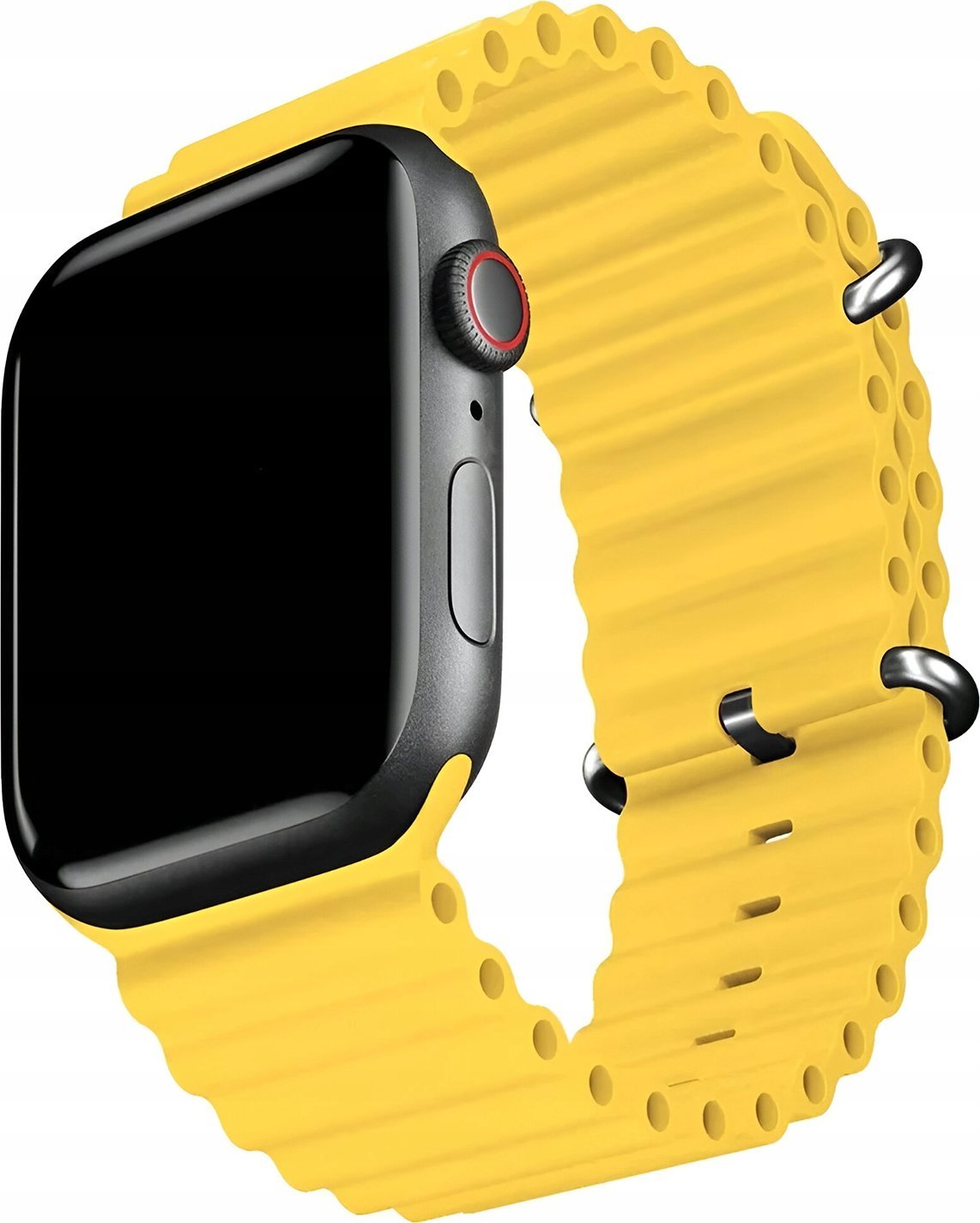 Hello Case Pasek do Apple Watch 1 2 3 4 5 6 7 8 9 SE 38 / 40 / 41 mm Silikonowy Żółty