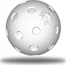 Trix Piłka Piłeczka do Unihokeja Floorball Snakeskin TRIX IFF Biała 72 mm 1 szt