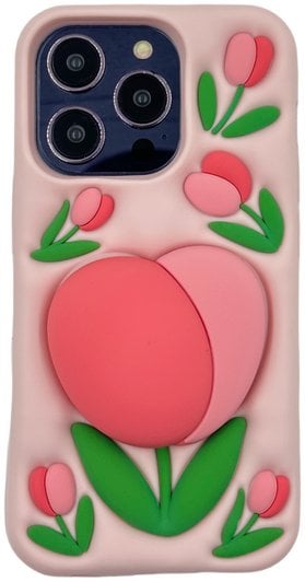 ETUI CASE 3D TULIP Z UCHWYTEM IPHONE 14 PRO standard
