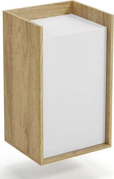 Elior Szafka modułowa 83cm hikora + biel alpejska - Horizonte 9X