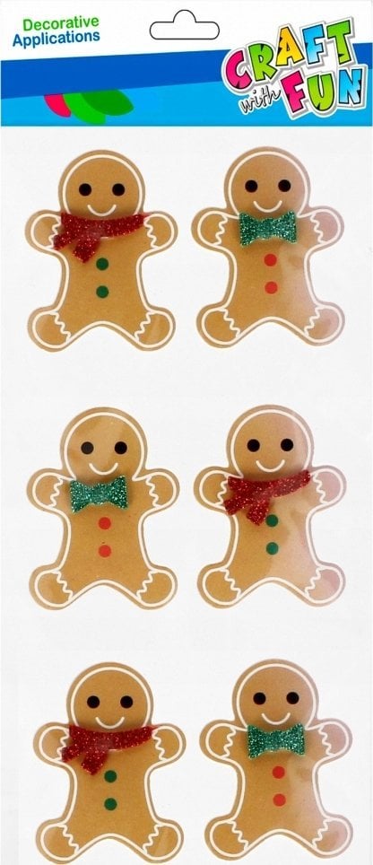 Craft with Fun OZDOBA BN NAKLEJKI CIASTECZKA 6SZT 12/288