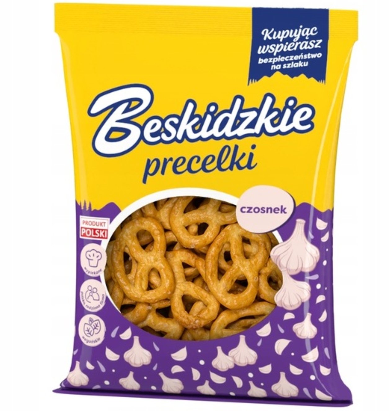 Aksam Precelki o smaku czosnku 120g