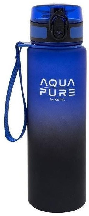 Bidon Aqua Pure blue/black 600ml ASTRA