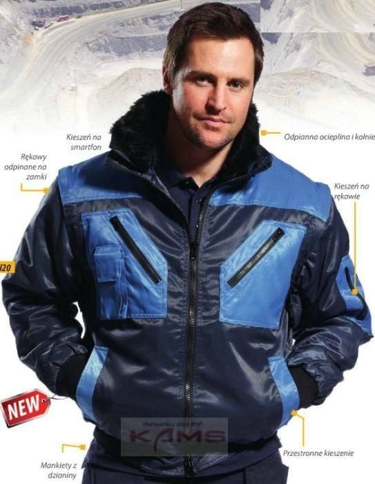 Portwest PJ20 Kurtka Pilot dwukolorowa 3w1 - biały 5XL