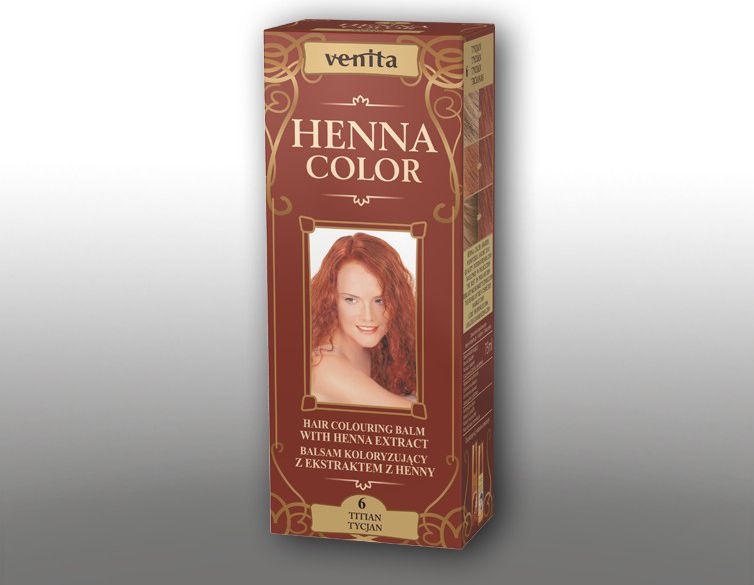 Venita Ziołowe Balsamy Henna Color 6 Tycjan 75ml