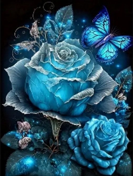 *****Diamentowa mozaika kwiaty 2001397 13976