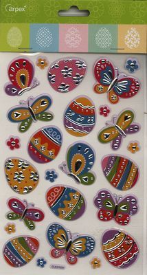 Arpex Naklejki wielkanocne - posrebrzane (ARPE2202)