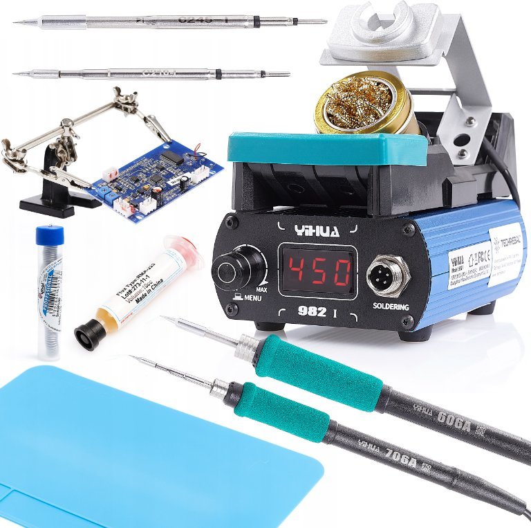 Precyzyjna Stacja Lutownicza Yihua 982-I na Groty C245 C210 Akcesoria