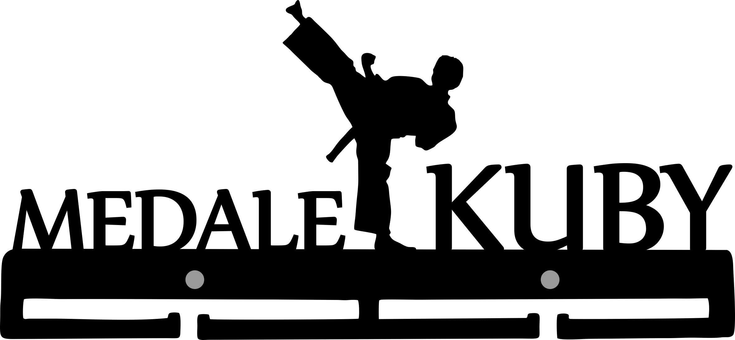 naSciane Wieszak wieszaki na medale KARATE karateka !!!